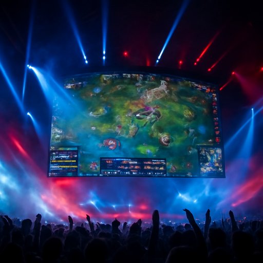 g77 esports match overview on phone display